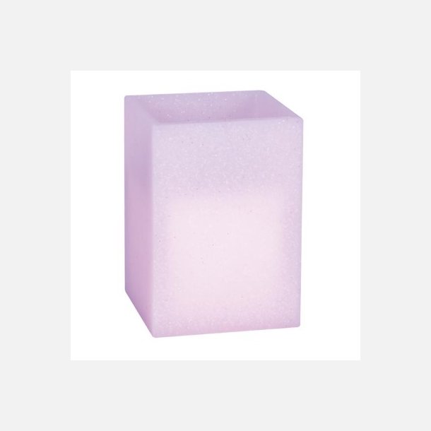 APLI Silikone Penholder - Lys Rosa -  Glitter