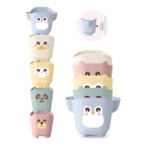 Kinder And Kids Stabelkopper - 5 stk. - Bioplast