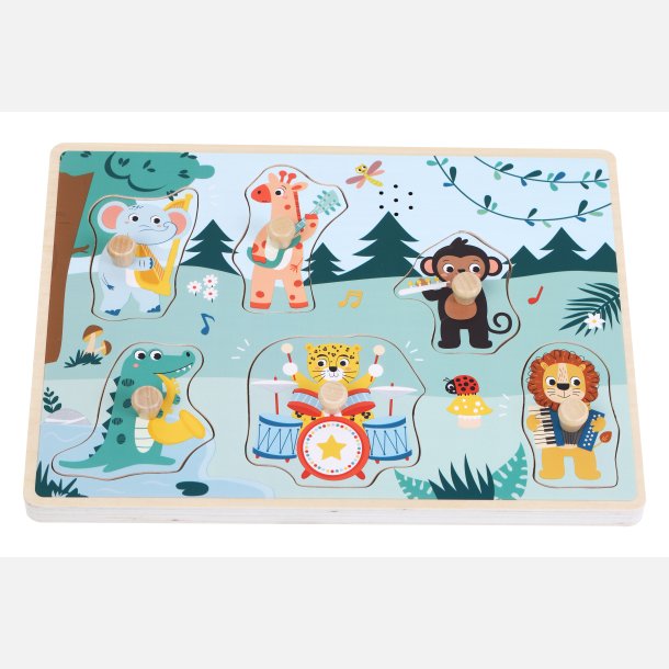 Kinder And Kids Knoppuslespil Med Musik