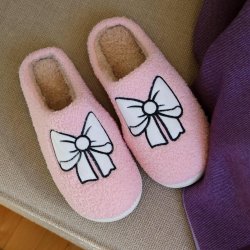 By Str Slippers - Sljfer - Lyserd/Hvid - 38/39