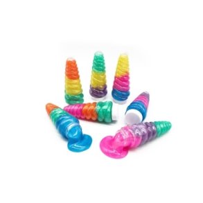 Pocket Money Enhjrningehorn - Regnbuefarvet Slim - Ass. Farver