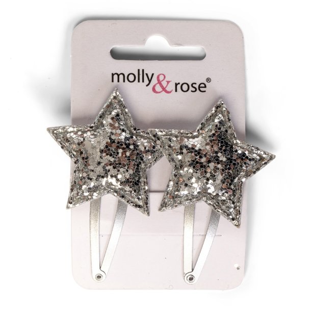 Molly &amp; Rose Hrspnder - Glitter - Slv