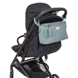 3 Sprouts Organizer Til Klap- og Barnevogn - Quiltet - Balsam Grn