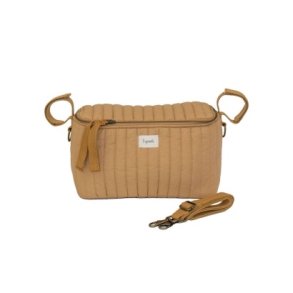 3 Sprouts Organizer Til Klap- og Barnevogn - Quiltet - Sennep