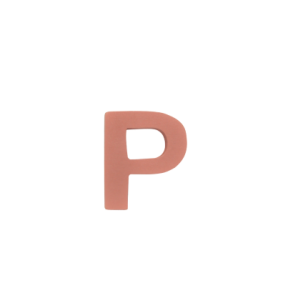 Oopsy Trbogstav - Rosa - P