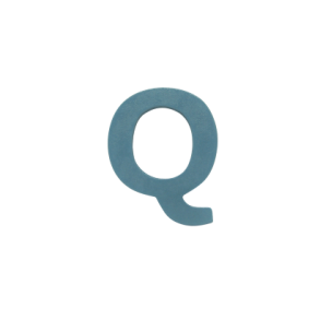 Oopsy Trbogstav - Bl - Q