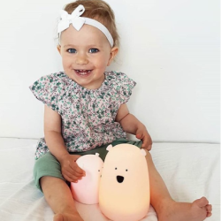 Rabbit & Friends lampe - Stor - Bl 