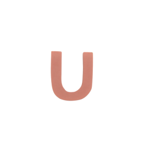 Oopsy Trbogstav - Rosa - U