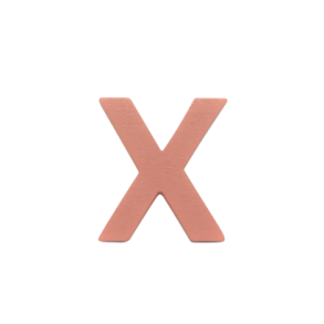 Oopsy Trbogstav - Rosa - X